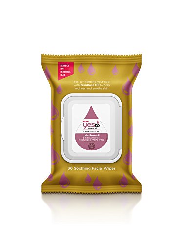 Yes To Miracle Oil Calm & Smooth Primrose Oil 2-in-1 Facial Wipes (30 Count)