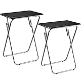 Top Verarbeitung: Anti Kratz Tischplatte: die gleichmäßige Beschichtung schützt die Oberfläche vor Kratz. Robuste Materialien: Tischplatte aus Mitteldichter Holzfaserplatte, Tischbeine aus Metall. 4 Anti-Rutsch Unterlagen bei den Tischfüßen.