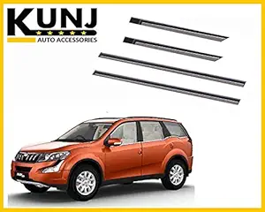 Kunj Autotech Mahindra XUV-500 (2011-2021) Car Door Side Beading Moulding with 3M Adhesive Tape - Black