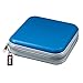 Produktbild QUMOX CD Gehäuse/Tasche 40x CD DVD BluRay Wallet Aufbewahrung Hülle Etui Hart/ resistant Blau
