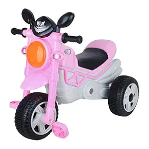 CREW4 Mini Bullet Tricycle for Kids,Smart Plug n Play Kids Ride on for 12 Months to 60 Months Boys/Girls/Children Cycle Bullet Tricycle (Pink)