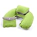 Price comparison product image Contever® '' U '' shaped Inflatable Travel Pillow / Neck Support Cushion with Comfort Booster Head and Storage bag(Green)