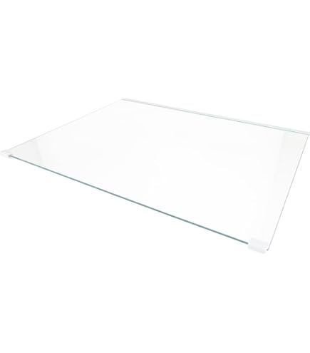 sparefixd Mensola in vetro per frigorifero e congelatore Normande, 39 cm x 28,5 cm