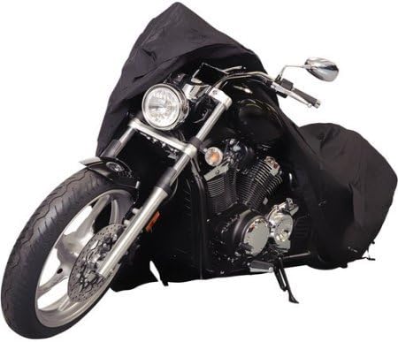 Motorcycle Cover Waterproof Large Indoor Outdoor Oxford Motorbike Cover 210T Polyester Cloth All Weather Protection, Durable &amp; Tear Proof 245cm