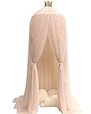 dosel para tul Ya sea en su cama o como una sala de juegos, este dosel es un complemento mágico para el espacio de tus pequeños. Luces y juguetes no incluidos. 