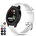 Produktbild Silikon Garmin vivoactive Gurt für Garmin vivoactive 3/vivomove/vivomove HR, fanceeast Smart Watch Ersatz Band für Garmin vivoactive 3/Garmin vivomove HR/ticwatch 2/MOTO 360 2 Herren 42 mm/Samsung Gear S2 Classic Smart Watch, weiß