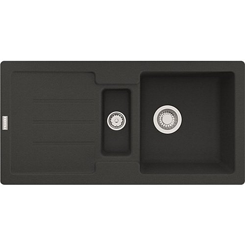 Franke Strata STG 651-86 Onyx Granit Küchenspüle Spülbecken Resteschale Schwarz