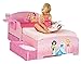 Disney Princess Toddler Bed with Underbed Storage and Shelf