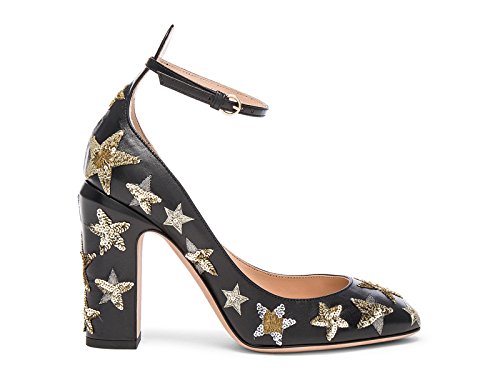 Preisvergleich Produktbild Valentino Garavani Damen Lw2s0104cjs0no Schwarz Leder Pumps