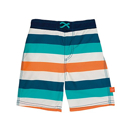 Preisvergleich Produktbild LÄSSIG Baby Kinder Badeshorts Schwimmshort Badehose integrierte Schwimmwindel Schwimmbekleidung waschbar Junge UV-Schutz 50+ / Splash und Fun Board Shorts, Multistripe, 3 Jahre, mehrfarbig