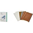 Cricut 2008727 Foil Transfer Kit, Explore Maker Machines, 3 Tips - fine, Medium & Bold & 2008716 Foil Transfer Sheets Sampler, Metallic (24 ct), 24 Pack