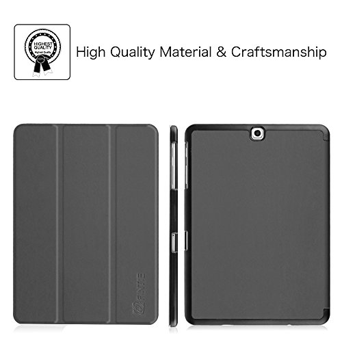 Fintie Samsung Galaxy Tab S2 9.7 Hülle Case – Ultra Schlank Superleicht Ständer Smart Shell Cover Schutzhülle Tasche mit Auto Schlaf / Wach Funktion für Samsung Galaxy Tab S2 T810N / T815N / T813N / T819N 24,6 cm (9,7 Zoll) Tablet-PC, Himmelgrau - 2