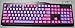 Produktbild alldecor 104 Hintergrundbeleuchtung Tastenkappen PBT Doubleshot Tastenkappen für Cherry MX und Gaming Mechanical Tastatur ersetzen Tastenkappen mit Schlüssel Abzieher Schwarz Dreamy Purple
