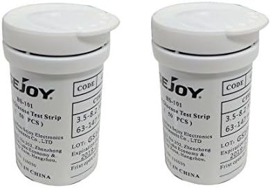 SENRU Blood Glucose 100pcs Test Strips and 100PCS sterile lancets for SENRU Blood Glucose Meter