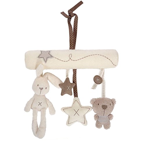 Baby Bed Stroller, YIFAN Cute Infant Babyplay Activity Spiral Bed Stroller Toy Set Hanging Music Bell Crib Rattle Toy