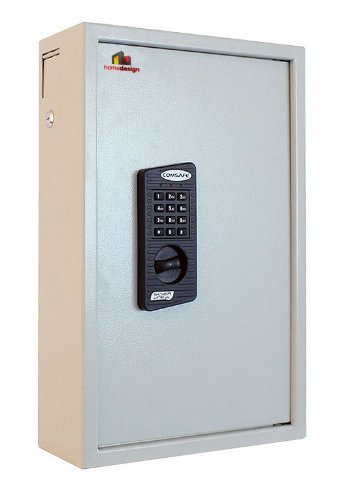 Preisvergleich Produktbild Schlüsseltresor HomeDesignKey HDK-100 EL, Elektronikschloss, Hakenleiste, Umstellmöglichkeiten