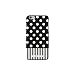 Produktbild Trussardi - TRU6PPOIS Pois - Silikon Cover / Handyhülle - Apple iPhone 6 Plus, 6s Plus - Schwarz