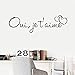 Produktbild mmzki Französisch Oui jet'aime Vinyl Selbstklebende Tapete Wandtattoos Vinyl Art Wallstickers Für Haus Dekoration Aufkleber Schlafzimmer Dekor XL 58 cm X 17 cm