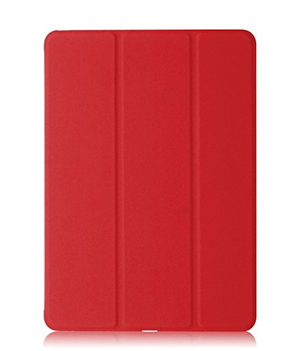 KHOMO iPad Pro 9.7 Zoll Hülle Case Rot Rotes Gehäuse mit doppelten Schutz ultra dünn und leicht, Smart Cover Schutzhülle fur das Neue Apple iPad Pro 9.7 – Dual Red - 6