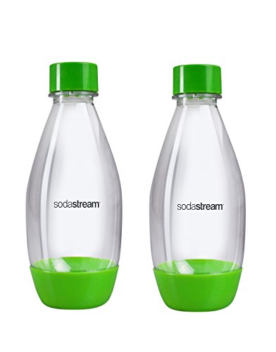 SodaStream 0,5L PET-Flaschen, Neue Ovale Form in Grün & Orange (2x Set Orange & Grün) - 2