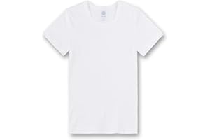 Sanetta Chłopięcy podkoszulek do połowy rękawów | Wysokiej jakości i zrównoważony podkoszulek dla chłopców z bawełny organicznej. Bielizna dla chłopców