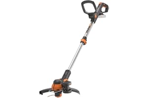 WORX WG163E.9 Decespugliatore Tagliabordi a Batteria, Diametro di Taglio 30 cm, 1 Filo 1,65 mm, 20 V - Solo Corpo Macchina senza batteria e caricabatteria
