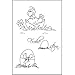 Produktbild Efco Stempel Clear Frohe Ostern transparent, A7/ 74 x 105 mm, 3-teilig