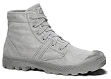 Grau Palladium F1830 Sneaker Uomo Light Grey Scarpe Canvas Vintage Effect Shoe Man [44]