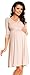 Zeta Ville Women's Pregnancy Maternity Summer Cocktail Jersey Skater Dress 282c