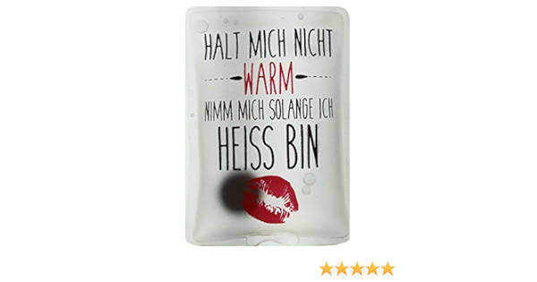 Unbekannt Solange Ich Heiss Bin Handwarmer Kussmund Mit Spruch Taschenwarmer Amazon De Sport Freizeit