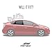 Car Window Shade (2 Pack) - IMPROVED VERSION: Unnoticeable from the Outside - Car Sun Shade Baby with UV Protection for Your Kids, Dog - Car Window Sun Cover Without Clings or Suction Cups - 100% Money Back Guarantee