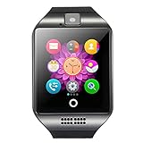 Bluetooth Smartwatch Touchscreen Kamera Wasserdicht Smart Uhr Sport Fitness Smart Watch mit Whatsapp Handy Uhr Bluetooth Uhr Intelligente Armbanduhr Kompatibel IOS Iphone Andriod für Herren Damen Kin