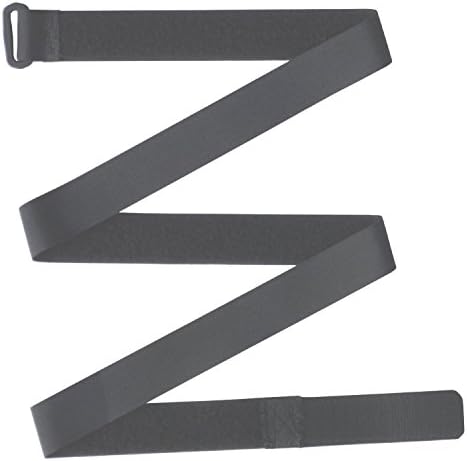 Extra LONG Black Hook and Loop adjustable Strap Strapping with Buckle 5CM X 1 metre (approx 2 inches by 3 feet)