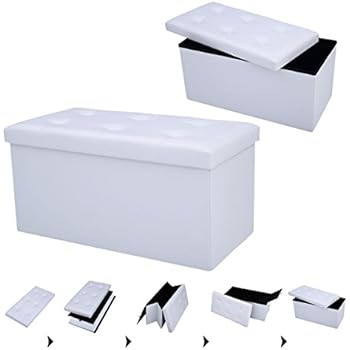 Amazon.de: Intirilife - 78 x 38 x 38 cm Sitzbank mit Stauraum aus