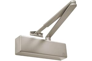 Rutland Fire Rated TS.3204 Door Closer Size EN 3-4 Door Closer, Ideal for mid Range Contracts and can be Fitted to Almost All Common Door Types (Silver)