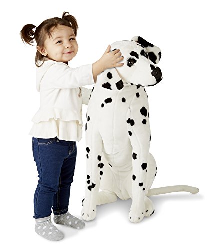 Melissa & Doug Giant Dalmatian - Lifelike Stuffed Animal Dog (over 0.5 metres tall)