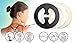 Nestling® Pack of 8 Women's Smart Perfect Bra Strap Away Hide Racer Back Clips Round Shape, Multi Colors