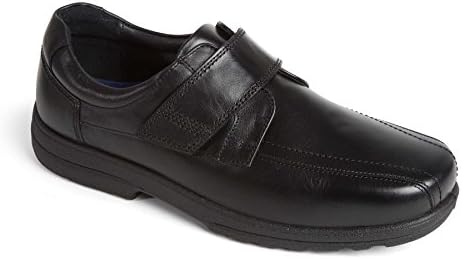 Padders Plus Men's Leather Shoe 'Daniel' | Plus+ Range For Extra Width &amp; Depth | Dual Fit System | Ultra Wide H-K Fit | 30mm Heel | Free Footcare UK Shoe Horn