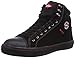 Price comparison product image Lee Cooper Workwear LCSHOE022 Mens Womens Unisex PU / Nubuck Leather Retro Work Safety Boots Baseball Shoes SB/SRA, Black 10 UK, 44 EU