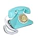 Produktbild Retro Telefon LQ Weinlese Art- und Weisekreativer Drehscheibe freihändiger Rückruf-mechanischer Klingeln-Art europäisches Hirten-Innenministerium 2 Farbe 22cm * 18cm * 20cm (Farbe : Himmelblau)