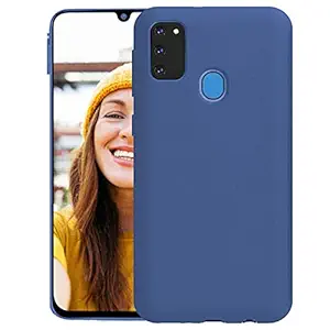 CEDO Samsung M21 / M21 (2021) / M30s Back Cover | Matte Soft Silicon Flexible | Camera Bump Protection | Shockproof Matte Back Case Cover for Samsung Galaxy M21 / M30s / M21 (2021) Edition (Blue)