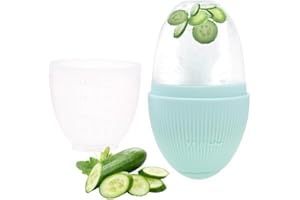 ARFUEE Ice Roller, 1 pieza Reutilizable Ojo Masaje con hielo Belleza facial Cuidado de la piel Compresa de hielo Reduce los poros, reduce la hinchazón, mejora la elasticidad de la piel Rodillo de hielo