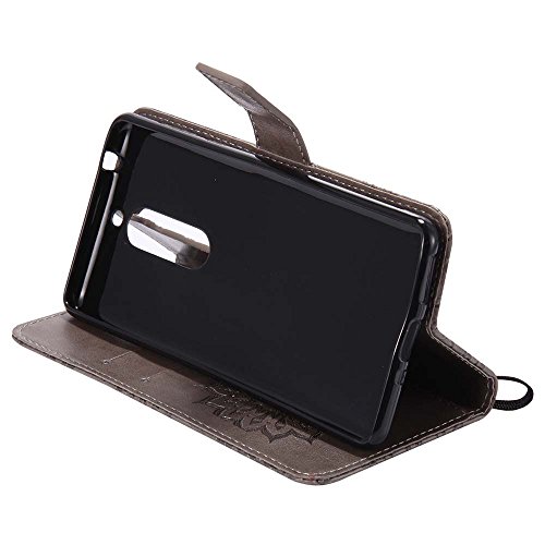 Nokia 5 H  lle  Dfly Premium Slim PU Leder Mandala Blume Pr  gung Muster Flip H  lle Bookstyle Stand Slot Schutzh  lle Tasche Wallet Case f  r Nokia 5