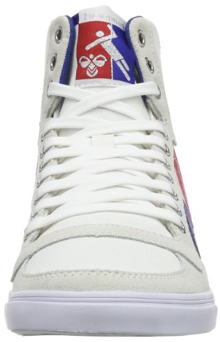 Hummel Sneaker Unisex Erwachsene – SLIMMER STADIL HIGH – Freizeitschuh div. Farben – Schuh hoch Leinen / Wildleder – Klassik Turnschuh Comfort Sohle - 4