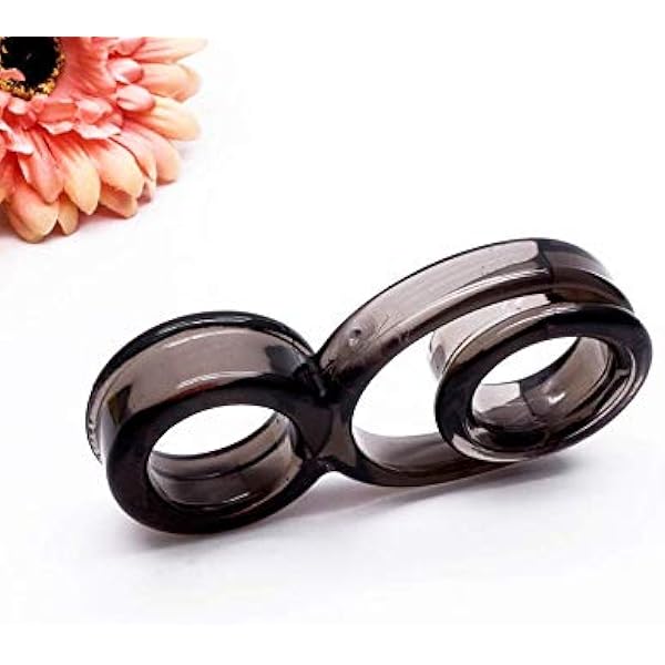 Anneau Élastique Double Retard Homme - Élastique, Taille Unique, Noir, Pour Jouets
