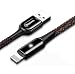 Produktbild Lightning Kabel, Ladekabel Lightning auf USB1m Schnellaufladen Datenkabel mit LED-Licht Kompatibel mit iPhone X/iPhone 8/8 Plus/7/7Plus/6/6 Plus/6s/6sPlus/5/5s/SE/iPadmini/iPod(3.3ft/1m,Schwarz)