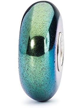 Trollbeads Damen-Bead Grüner Hämatit 925 Silber - TSTBE-10005