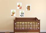Bild Set Waldtiere DIN A4 Tiere Wandbild K1-K4 - 7