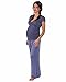 The Essential One - Maternity Nursing Pyjamas Stripe - Blue - Small - EOM154