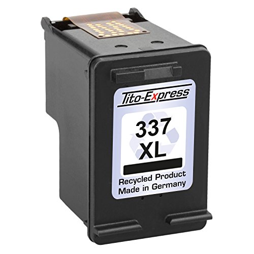 3x Tito-Express PlatinumSerie XXL Tintenpatrone kompatibel zu HP 337 XL & HP 344 XL - 3